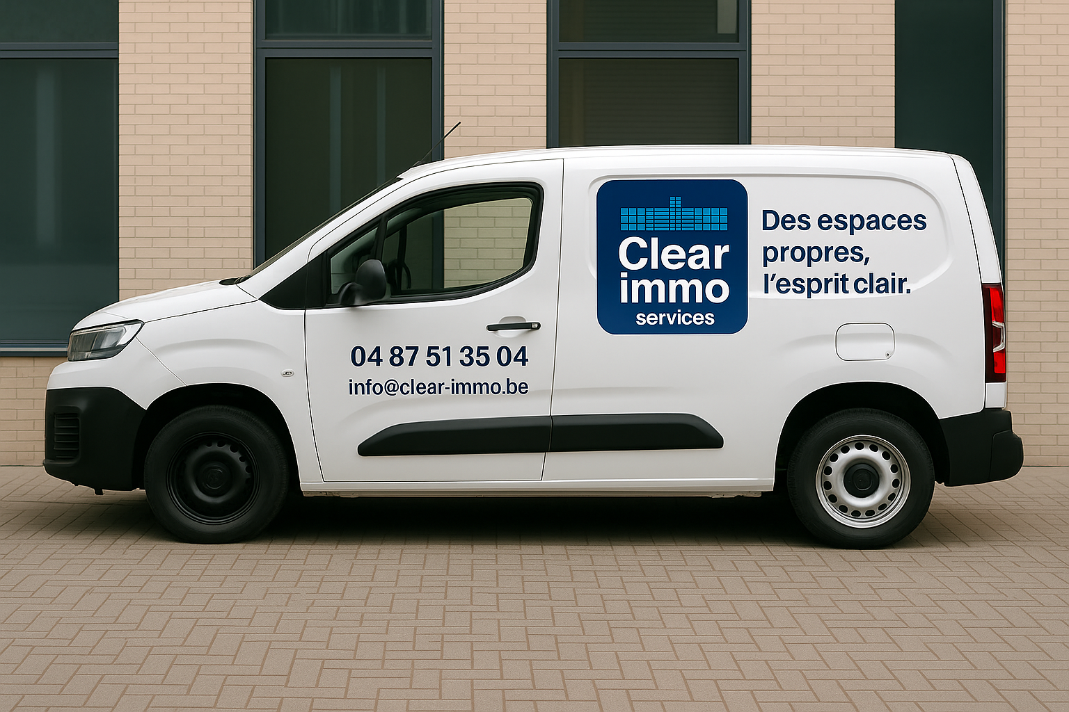 Camionnette Clear Immo Services